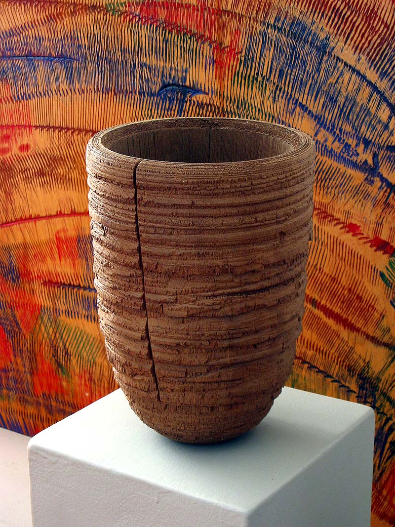 Mark Lindquist - Ascending Bowl 1999 #1, Walnut, 12 1/2"H x 9 1/4"D