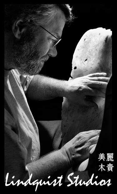 Mark and Melvin Lindquist, American Craft Artists,make woodturning and sculpture from burls and spalted wood